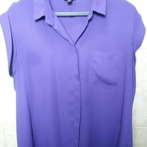 Women's Purple sleeveless top.